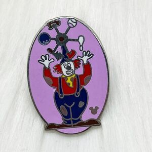🔮 5/$25 Disney Mickey's‎ Toontown Pinwheels Clown Pin
